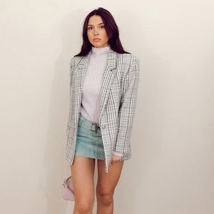 80's tweed blazer